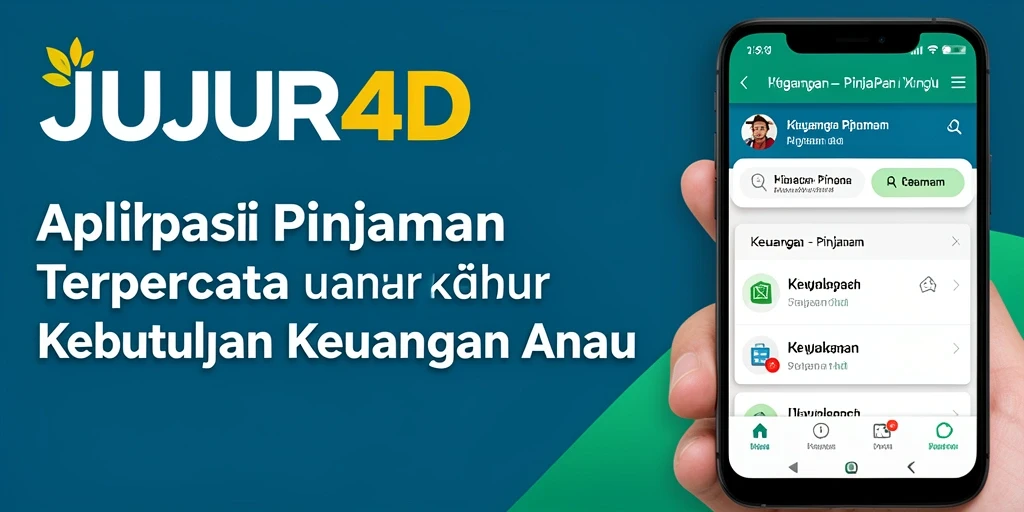 Antarmuka aplikasi JUJUR4D yang user-friendly untuk pengajuan pinjaman.
