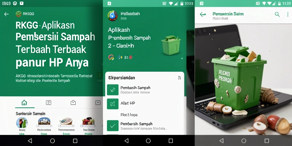 Antarmuka RKGG yang bersih dengan fungsi pembersihan yang efisien.