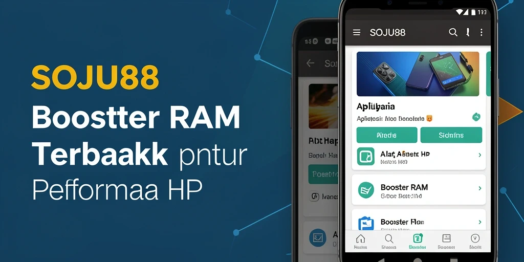 Tampilan intuitif dan fungsi optimal dari SOJU88 sebagai aplikasi Booster RAM.